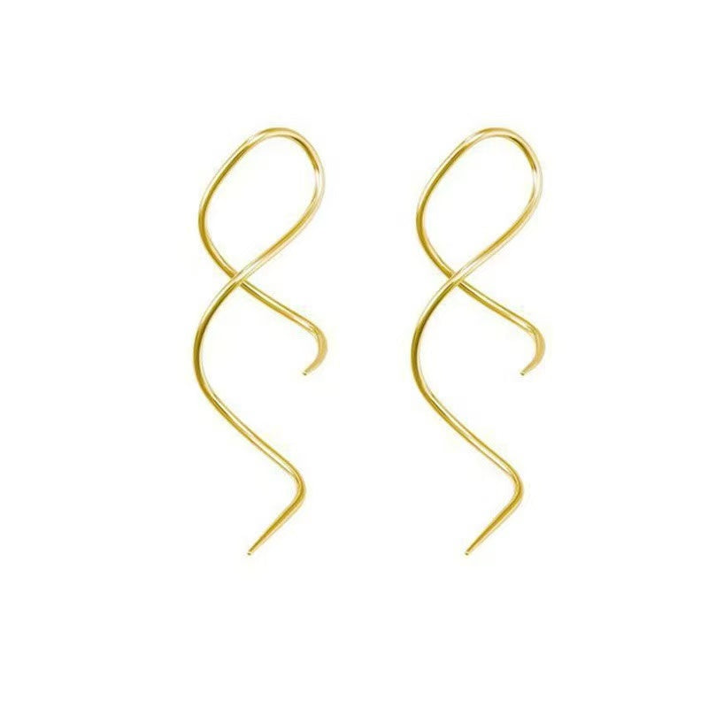 Orecchini “Doppia elica" | in acciaio inox
