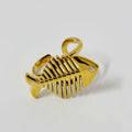 Anello "lisca" | in acciaio inox