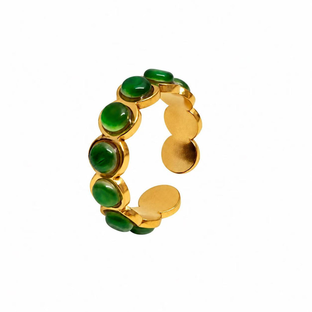 Anello Bacche | in acciaioi inox