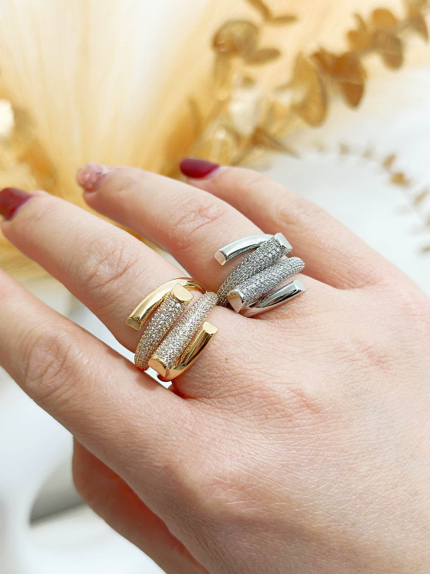 Anello regolabile in ottone (A17)