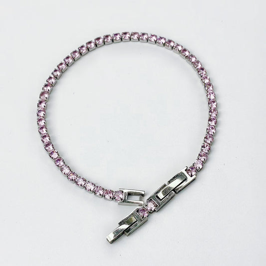 Bracciale “Carezza Continua” – Eleganza Lineare dal Segno Raffinato