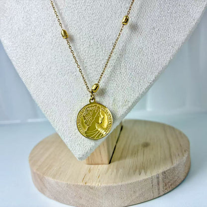 （C052) COLLANA DONNAA 3 IN 1 IN ACCIAIO INOX