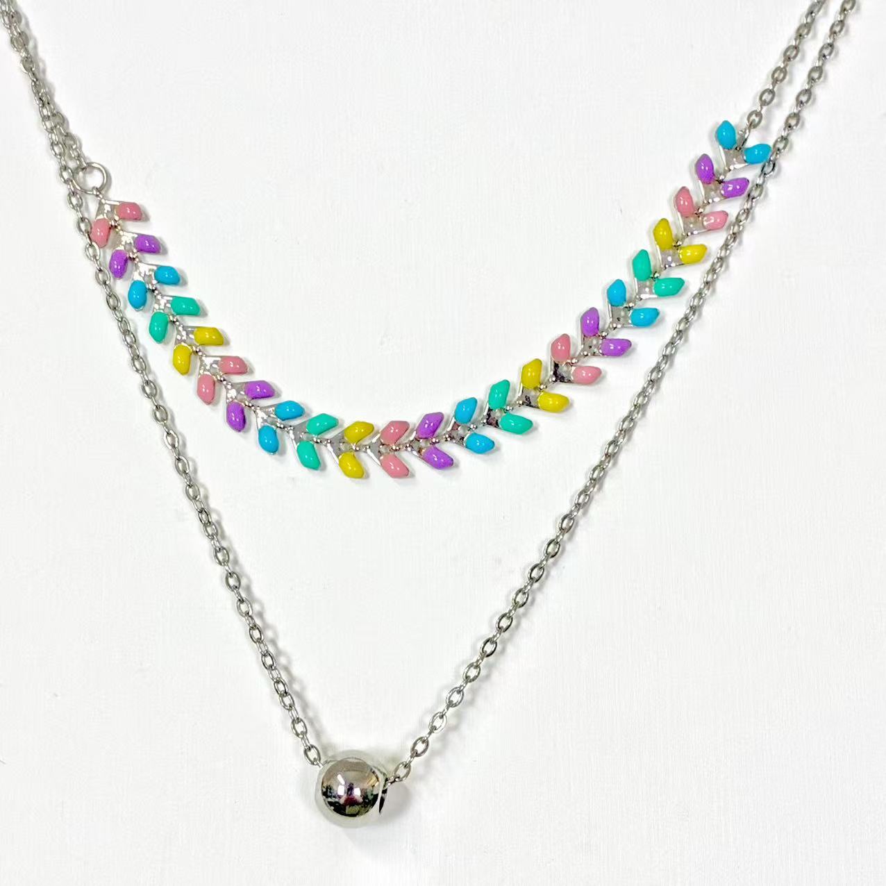 Collana “Ghirlanda Segreta” | in acciaio inox
