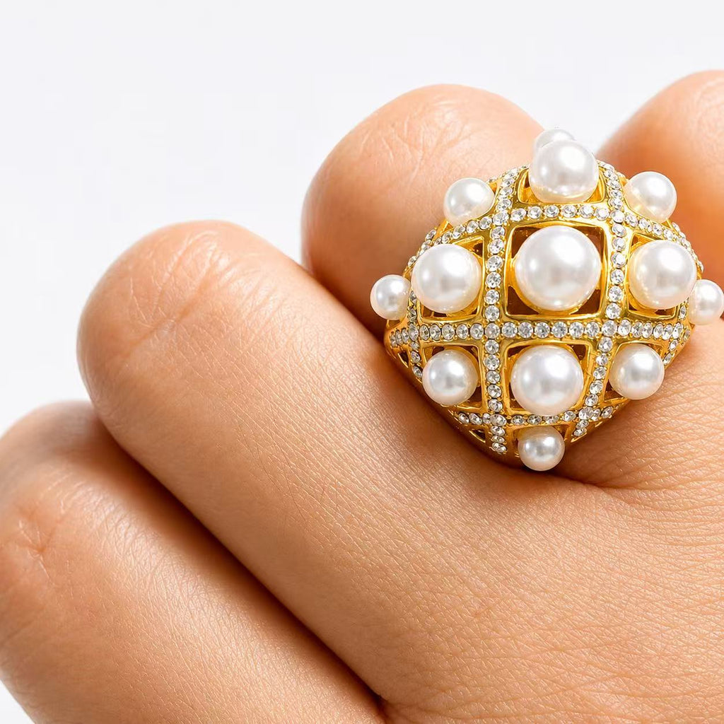 Anello “Perlagio” | in acciaio inox