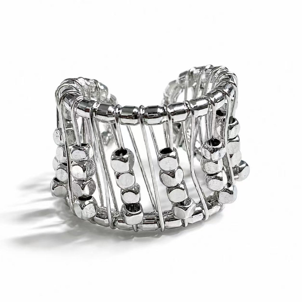 Anello “Intreccio” | in acciaio inox