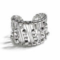 Anello “Intreccio” | in acciaio inox