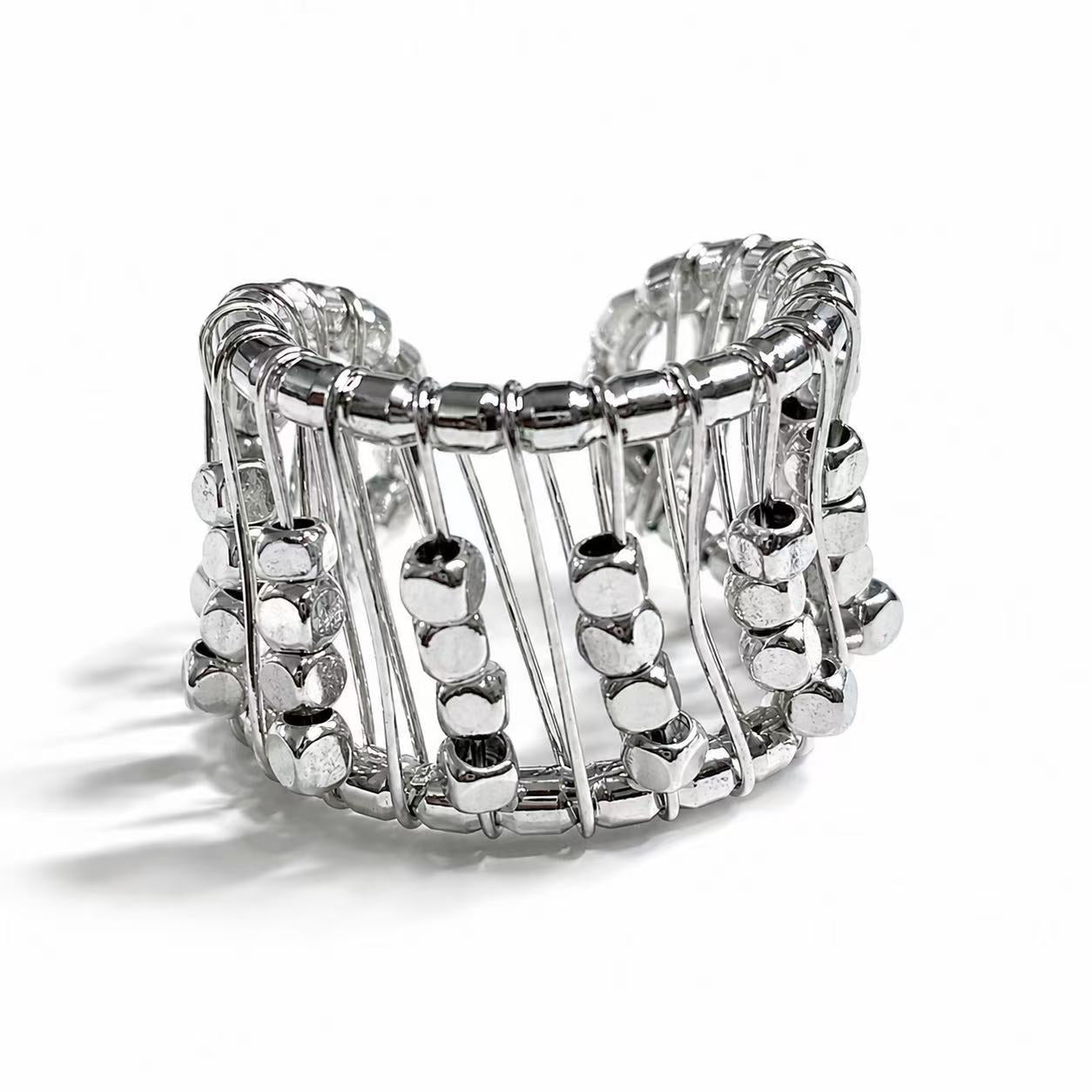 Anello “Intreccio” | in acciaio inox