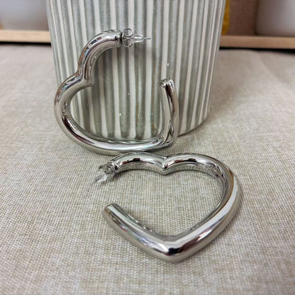 Orecchini Heart Line