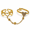Anello “Heartline” | in acciaio inox