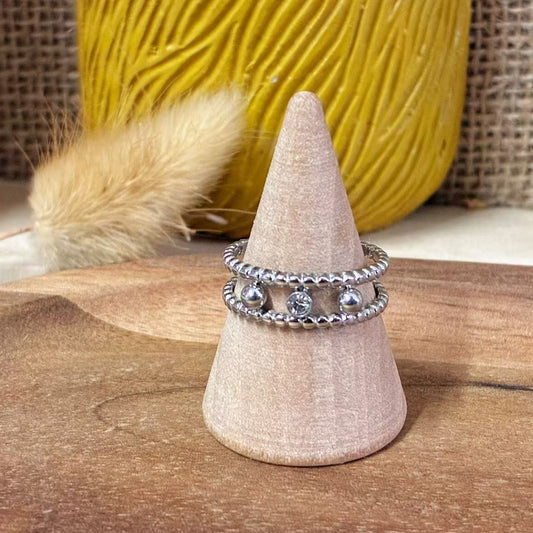 Anello Corona di Perle