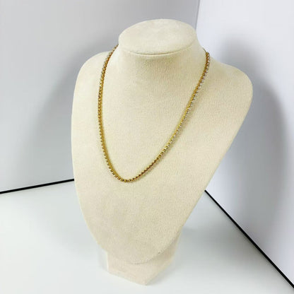 (C354)Collana tennis con cursore