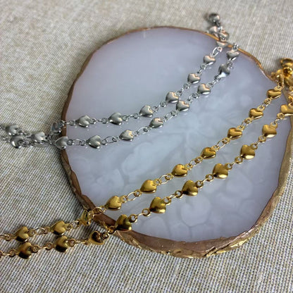 Bracciale “Cuoricini” – Piccoli battiti di luce