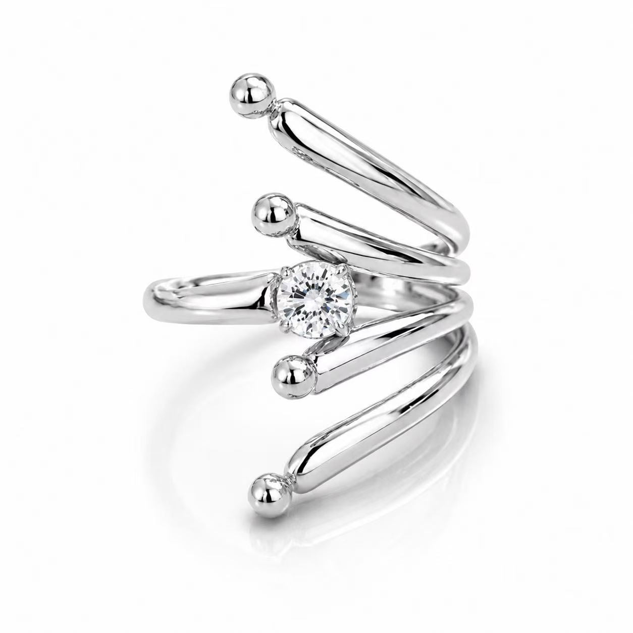 Anello “Ronde” | in acciaio inox