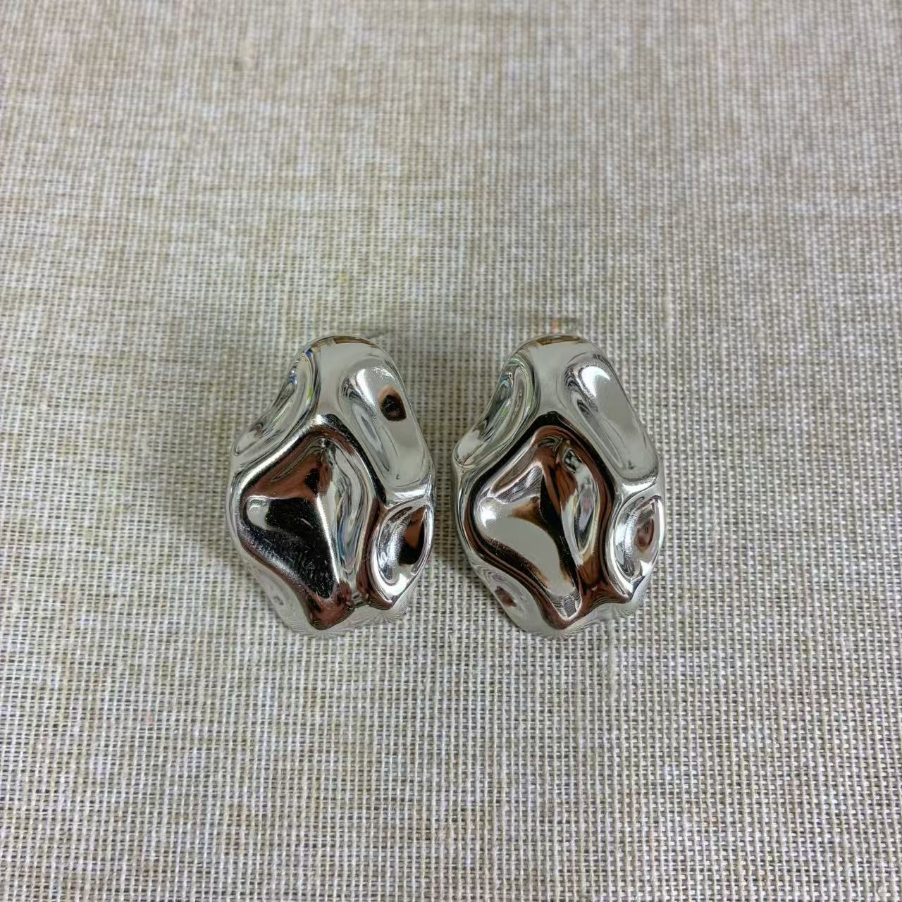 Orecchini Liquid Metal