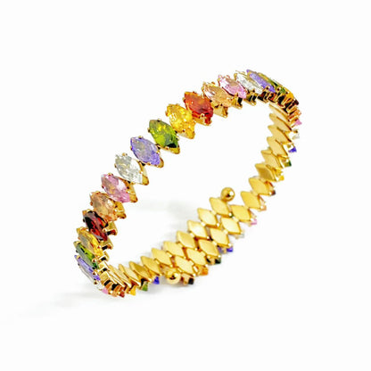 Bracciale con Pietre Multiformi – Eleganza Luminosissima