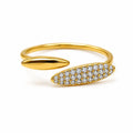 Anello “Soffio” | in acciaio inox