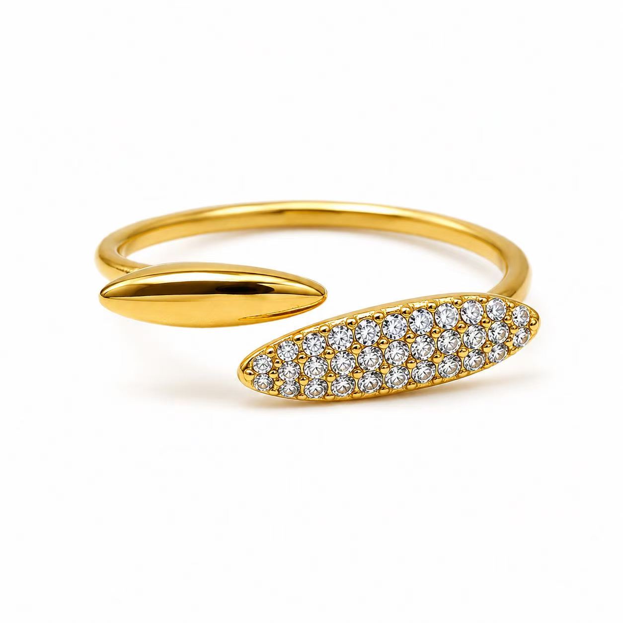 Anello “Soffio” | in acciaio inox