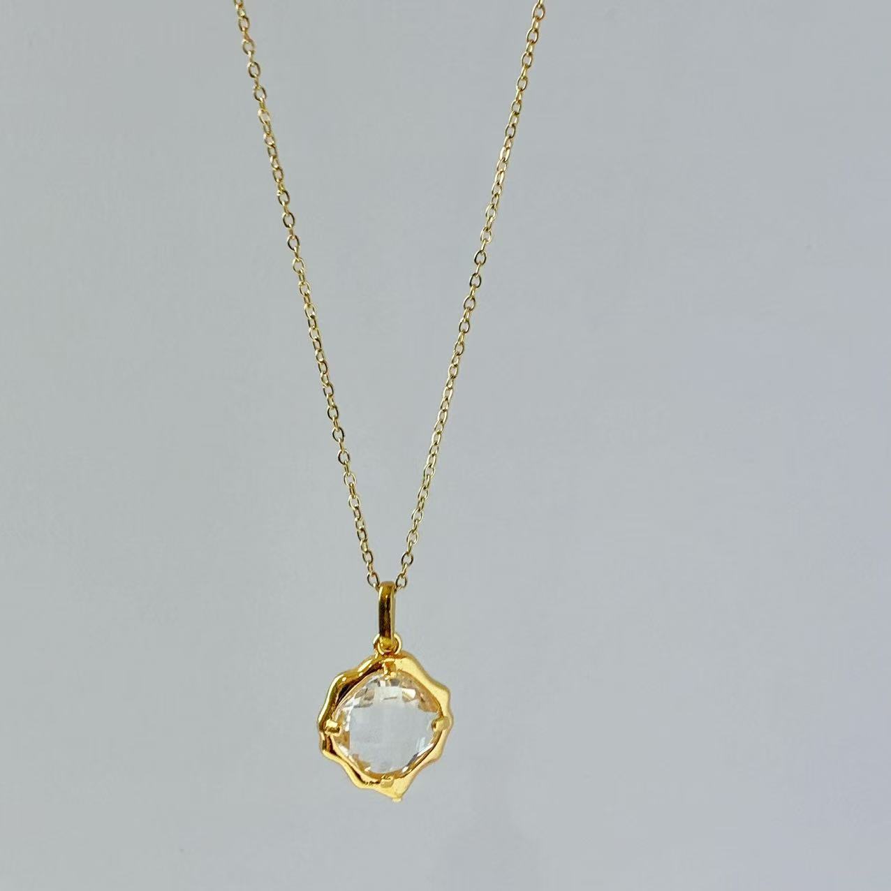 Collana Cristallo Sfaccettato