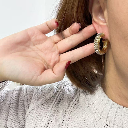 Cerchi Brillanti con Dettagli Preziosi – Eleganza Scintillante