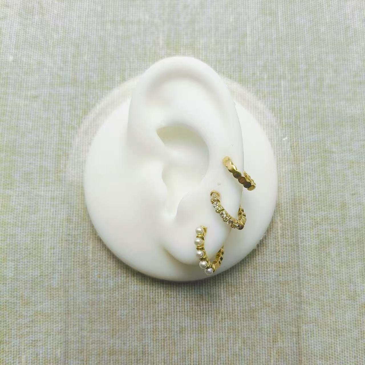 (O180)Set orecchini 3 pezzi