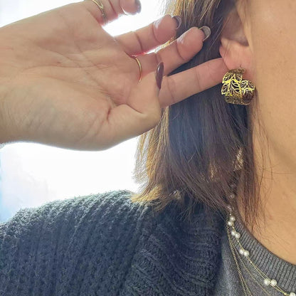 Orecchini “Foglia” – Il respiro della luce