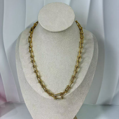 （C060) COLLANA CATENA IN ACCIAIO INOX | Chain necklace in stainless steel