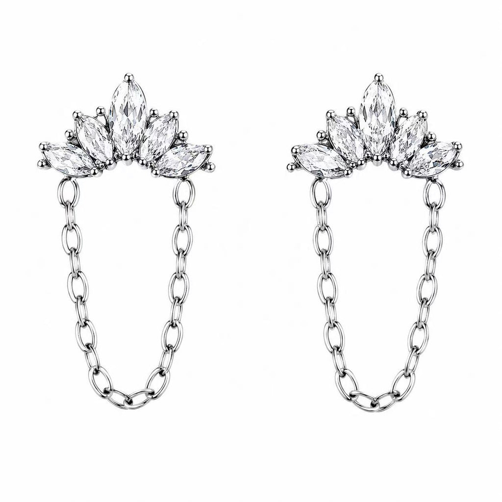 Orecchini “Diadema” | in acciaio inox