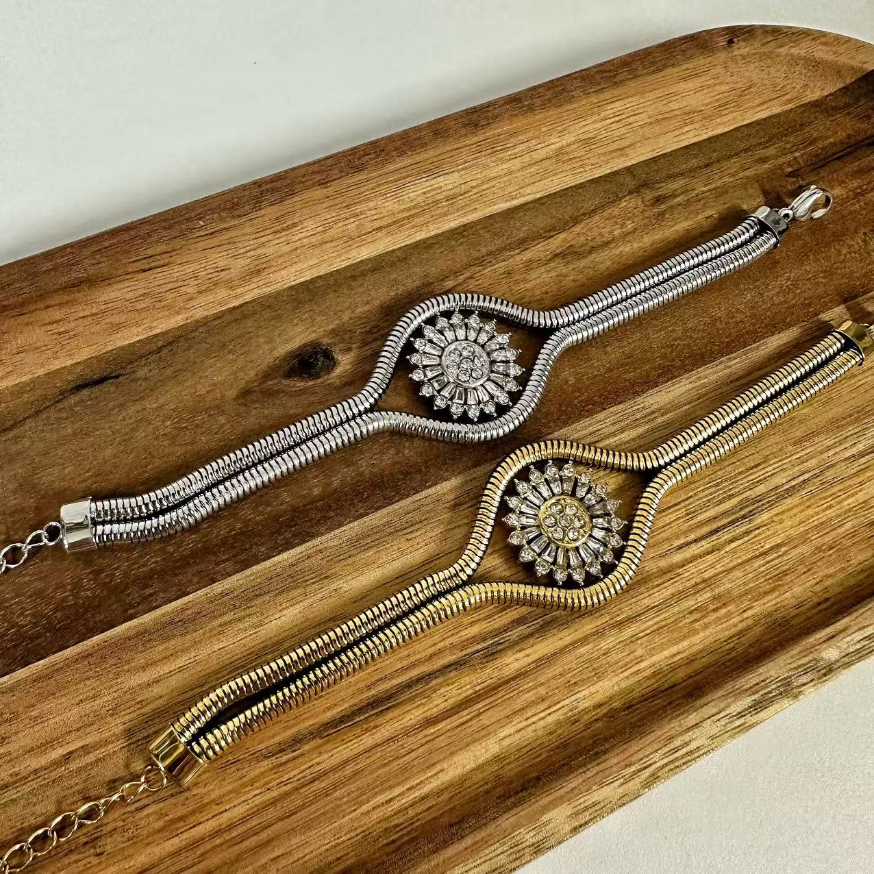 (B062) BRACCIALE DONNA IN ACCIAIO INOX