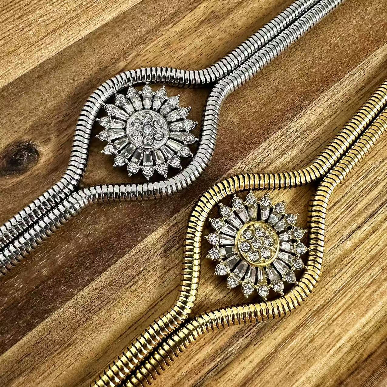 (B062) BRACCIALE DONNA IN ACCIAIO INOX