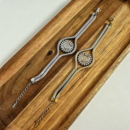 (B062) BRACCIALE DONNA IN ACCIAIO INOX