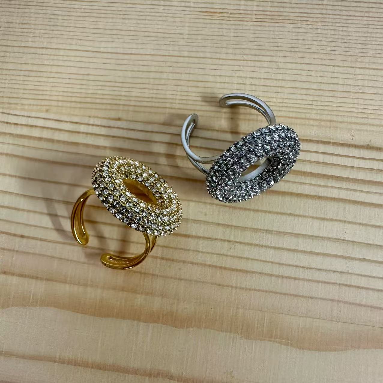 （A065)Anello in acciaio inossidabile regolabile|Stainless steel ring adjustable