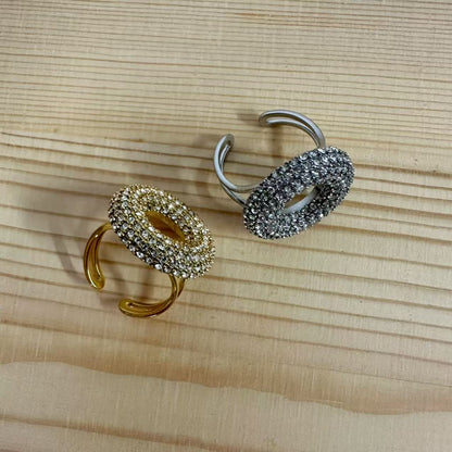 （A065)Anello in acciaio inossidabile regolabile|Stainless steel ring adjustable