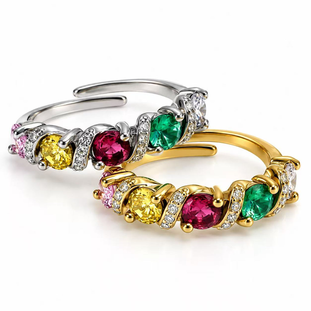 Anello Lune | in acciaio inox