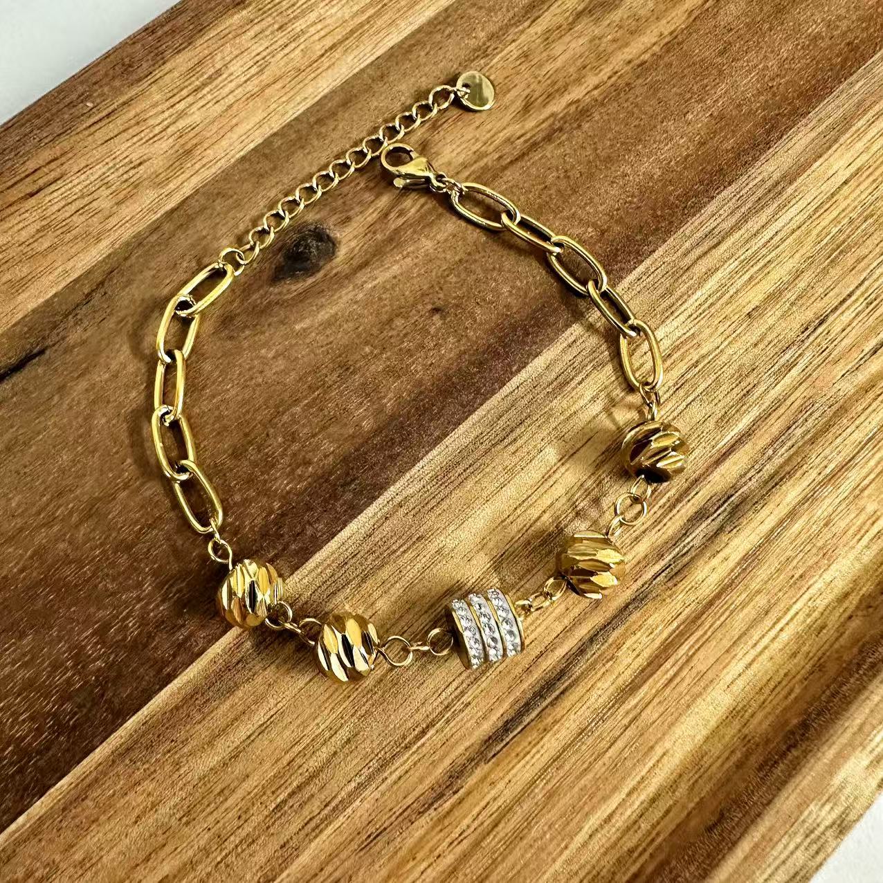 (B066) BRACCIALE DONNA IN ACCIAIO INOX