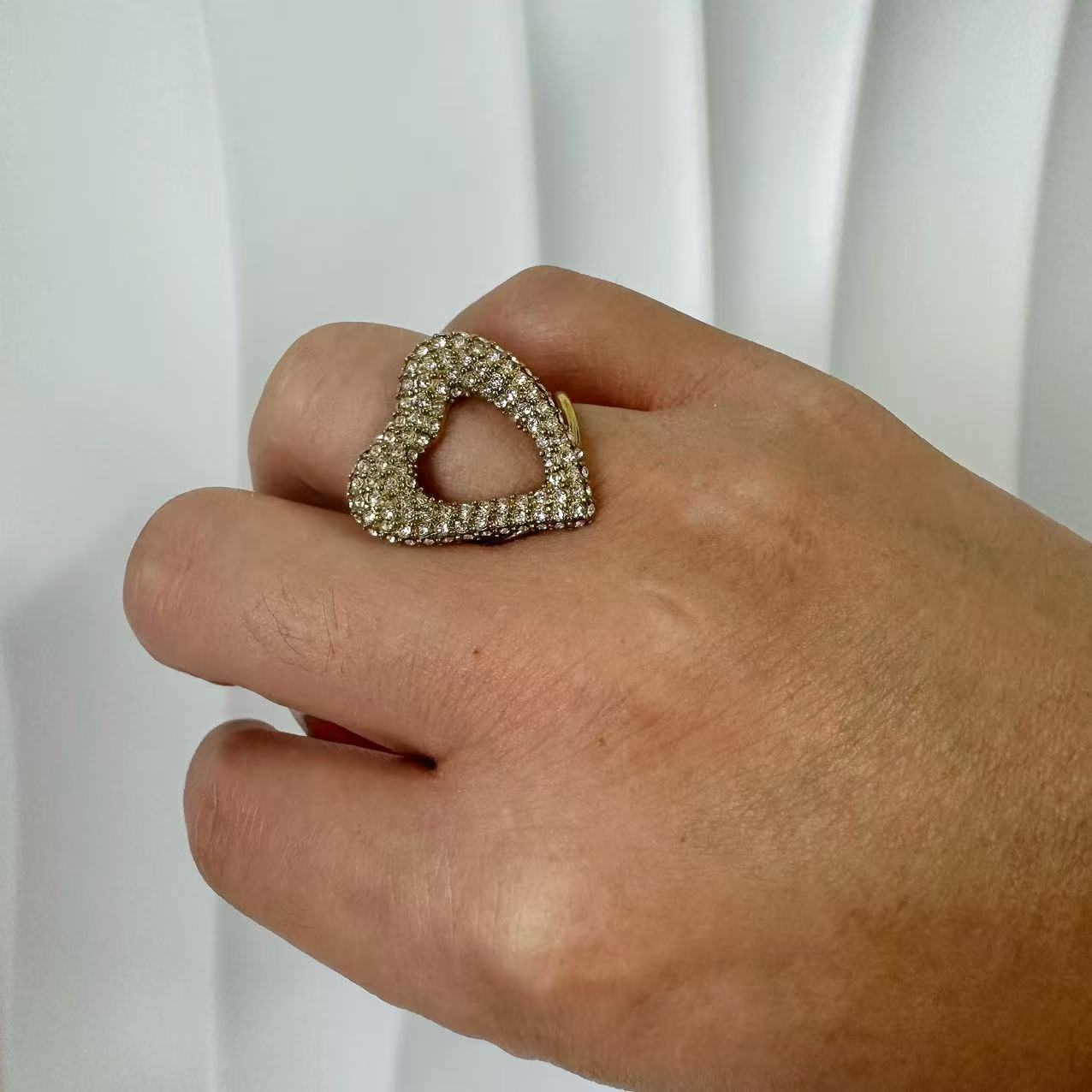 （A066)Anello in acciaio inossidabile regolabile|Stainless steel ring adjustable