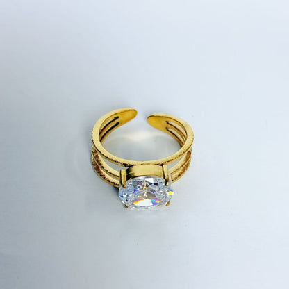 Anello “Splendore Sovrapposto” – Eleganza Luminosissima in Stile Stackable