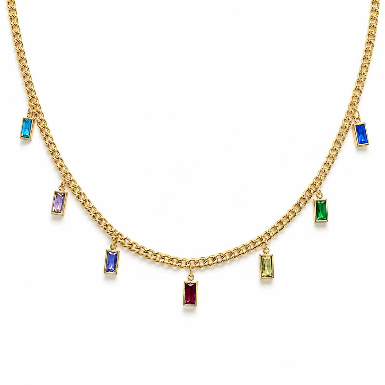 Collana Baguette 45cm