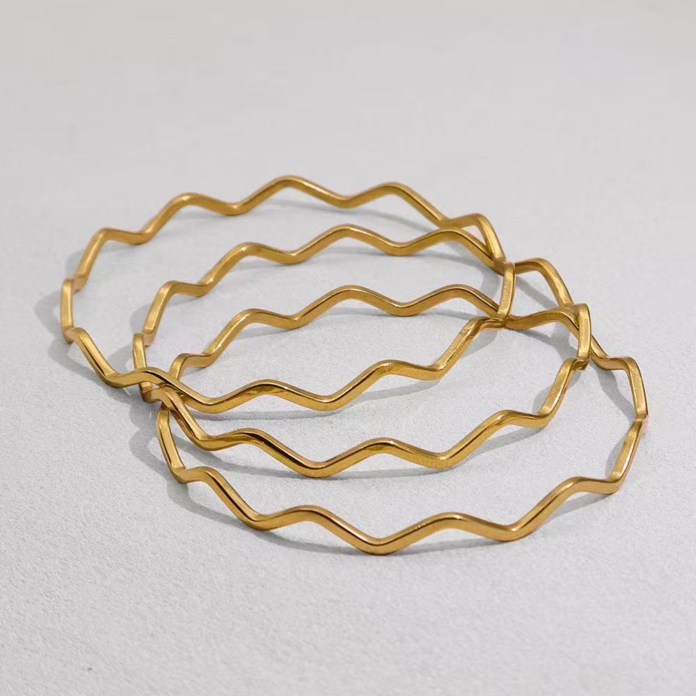 Set 3 bracciali “Vibra” | in acciaio inox