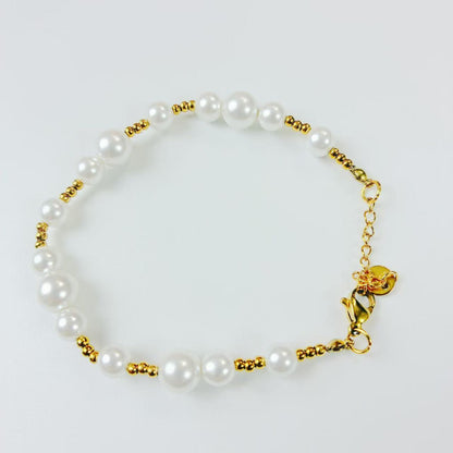 Bracciali vari con perlini