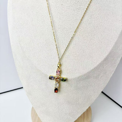 Collana Croce Arcobaleno