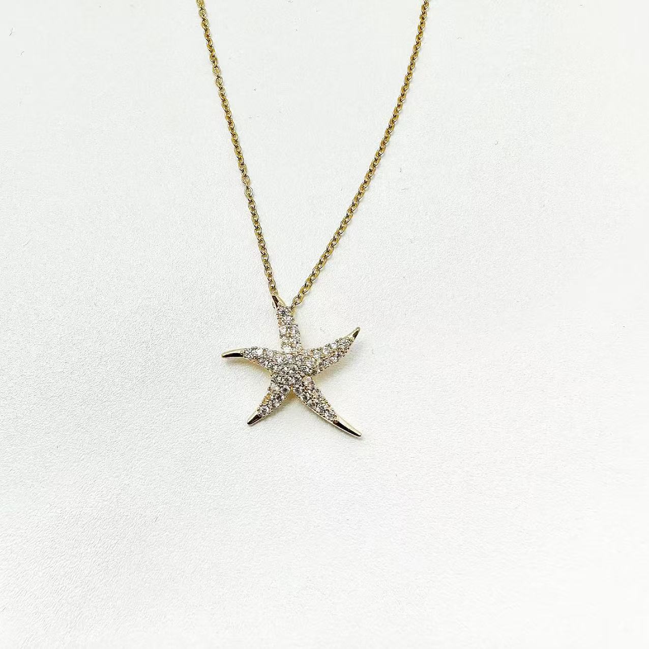 (C292)Collana stella chevalier