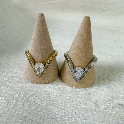 （A069)Anello in acciaio inossidabile regolabile|Stainless steel ring adjustable