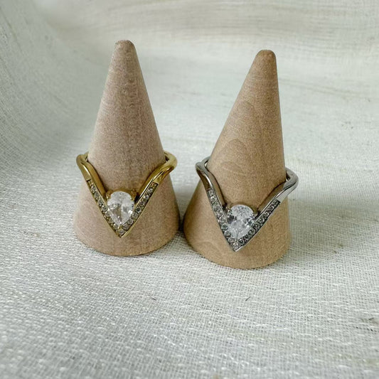 （A069)Anello in acciaio inossidabile regolabile|Stainless steel ring adjustable