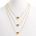 Collana “Tre Attimi” | in acciaio inox