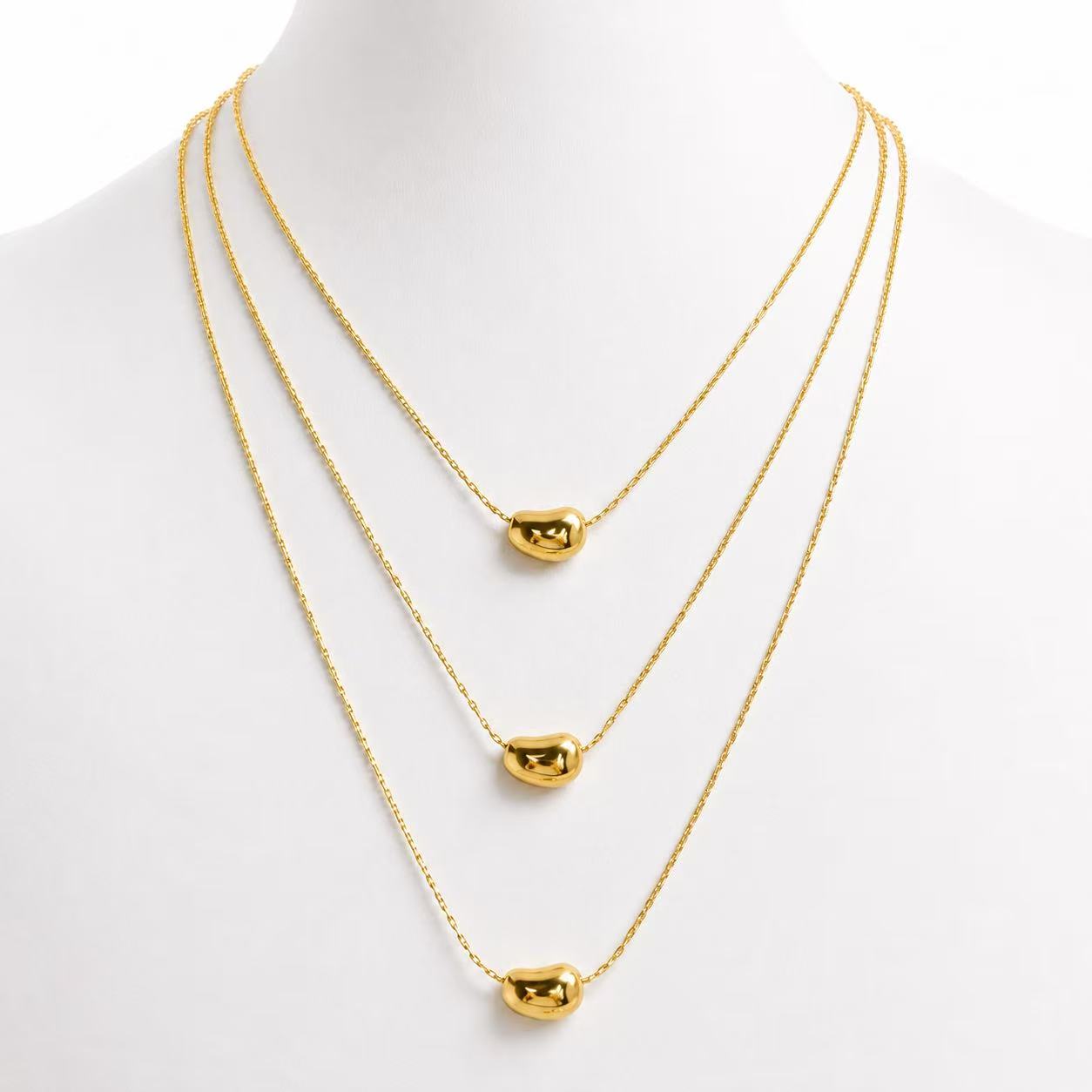 Collana “Tre Attimi” | in acciaio inox