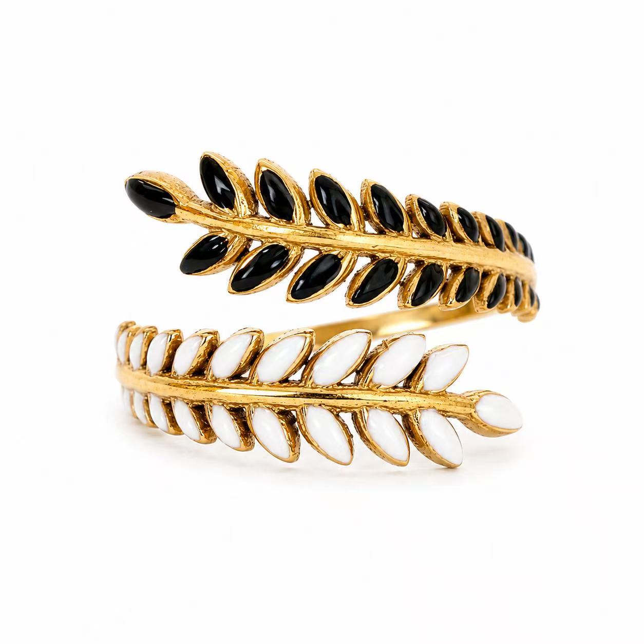 Anello “Fronda” | in acciaio inox