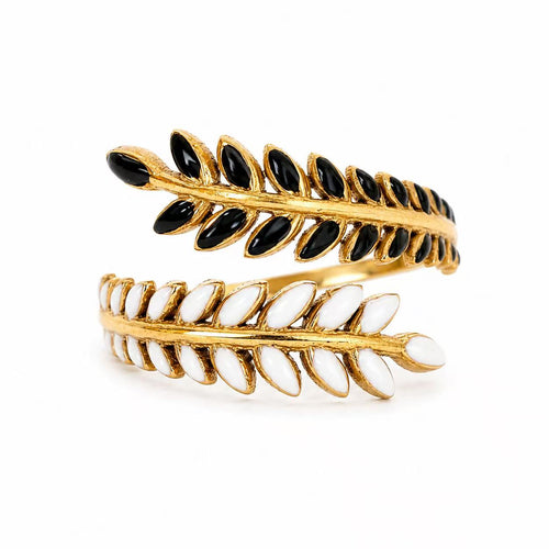 Anello “Fronda” | in acciaio inox