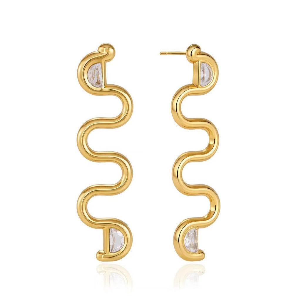 Orecchini Flusso | in acciaio inox