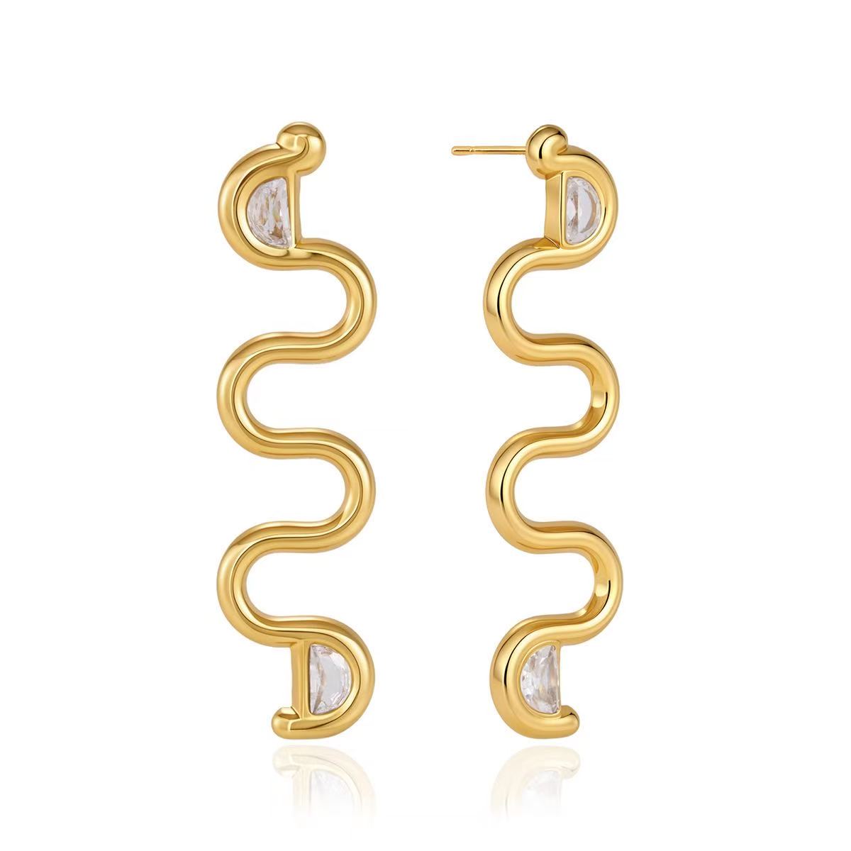 Orecchini Flusso | in acciaio inox