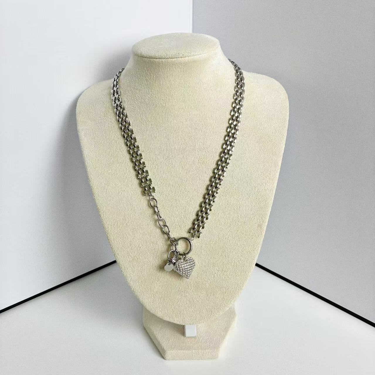 Collana a Catena con Ciondolo Cuore